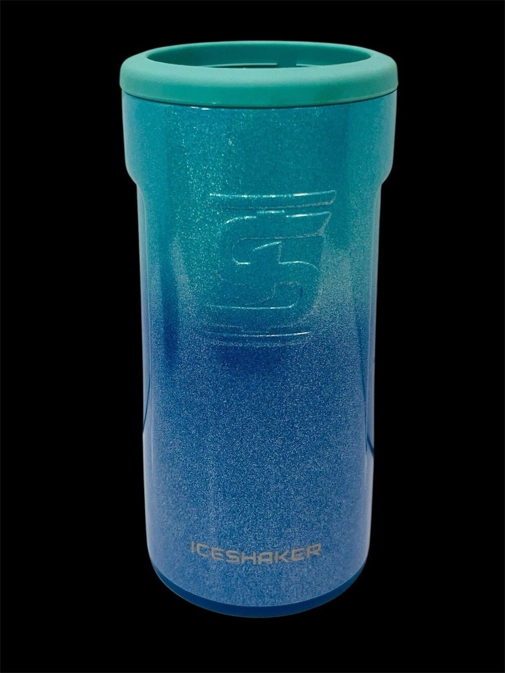 Ice Shaker Canpanion Sparkly Slim Can Cooler Insulated 12oz Slim Skinny Beer